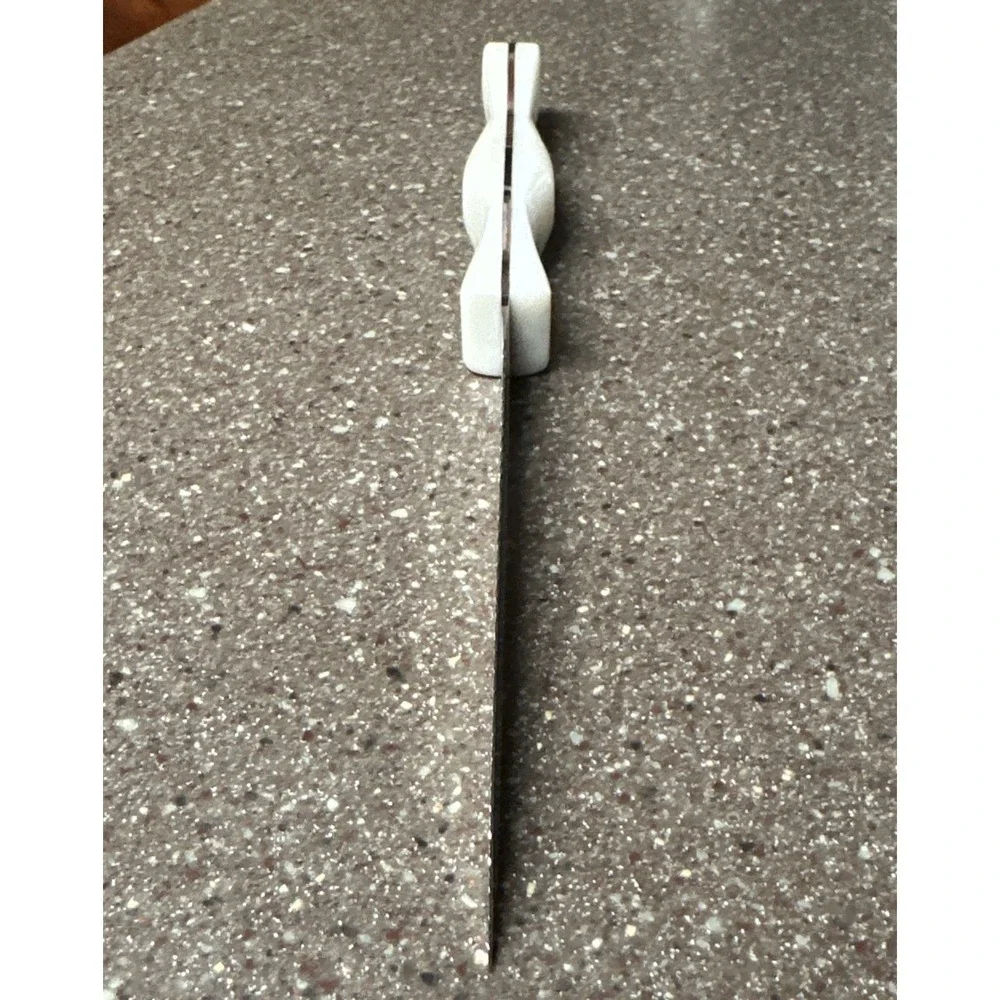 CUTCO 1721 KN Trimmer Utility Knife White Pearl Handle Serrated USA Made